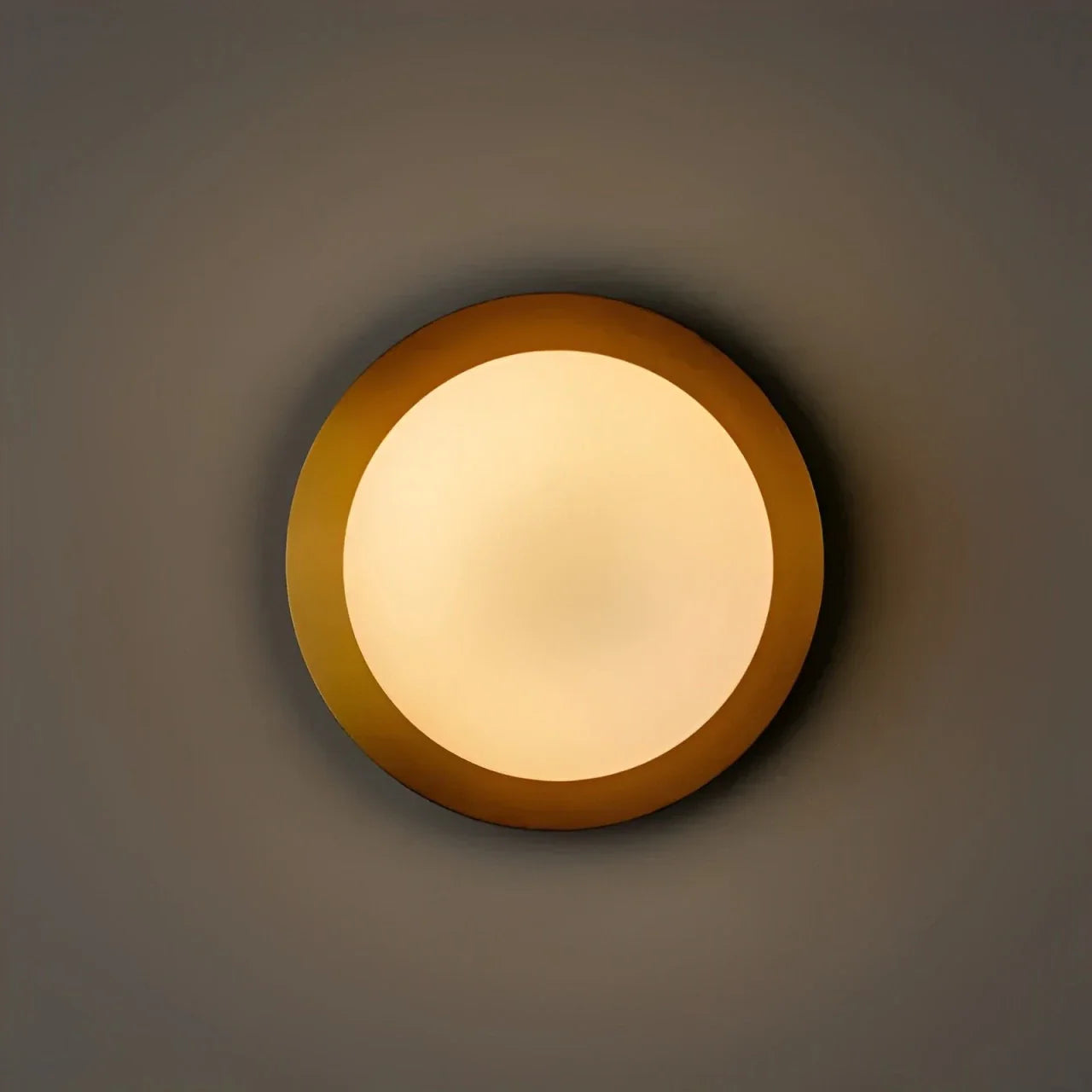 Brass Mini Orb Globe Wall Lamp