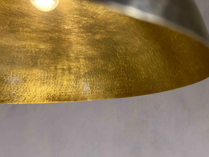 Hammered Bronze Dome Pendant Light