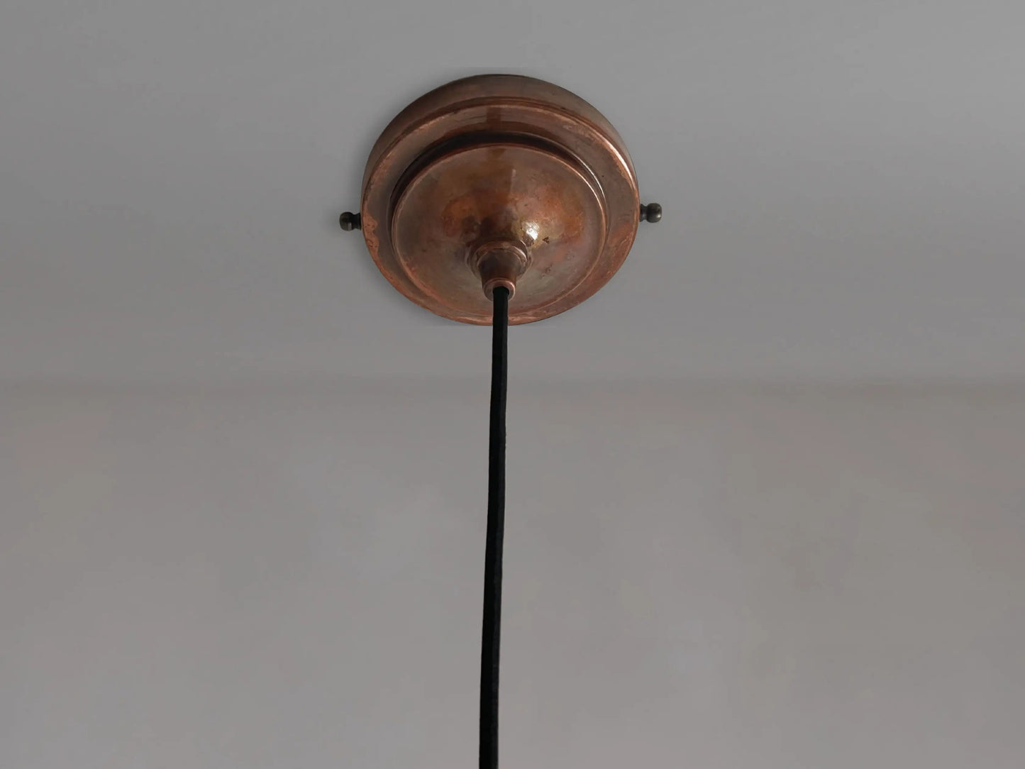 Copper Globe Pendant Light