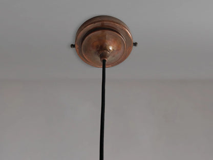 Copper Globe Pendant Light