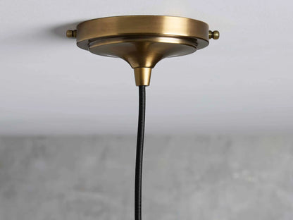 Hammered Bronze Dome Pendant Light