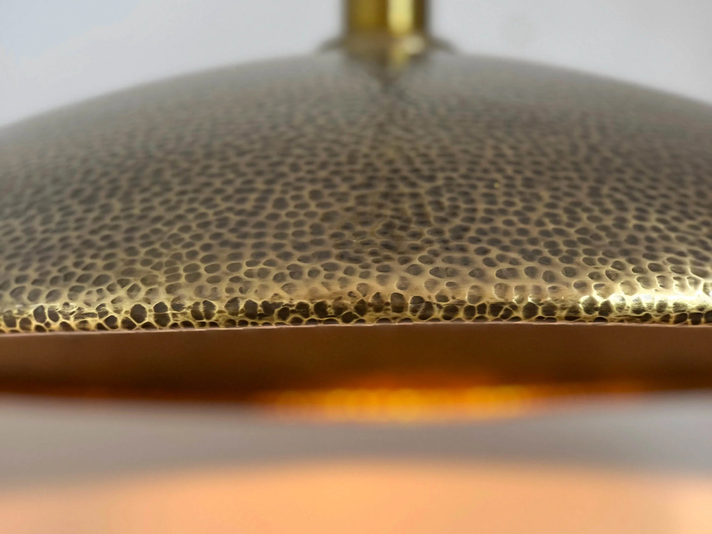 Hammered Bronze Pendant Light