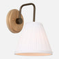 Cape Sconce with Pleated Shade