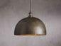 Hammered Bronze Dome Pendant Light