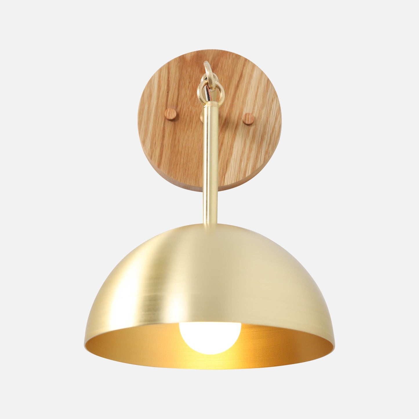 Link Sconce with Dome