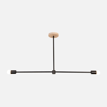 T Colony Chandelier with Exposed Bulbs