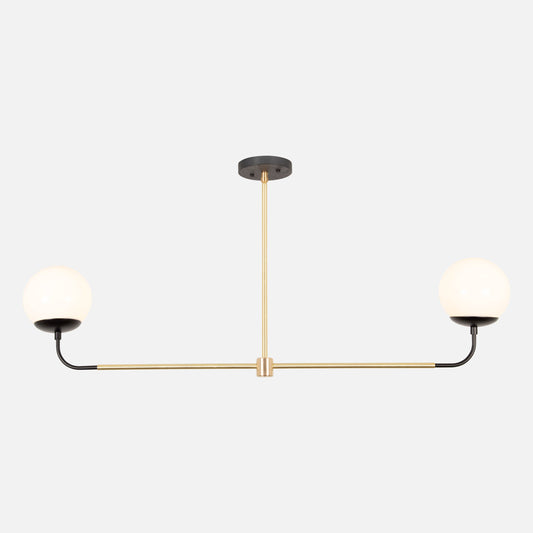 Slope Chandelier with Globes