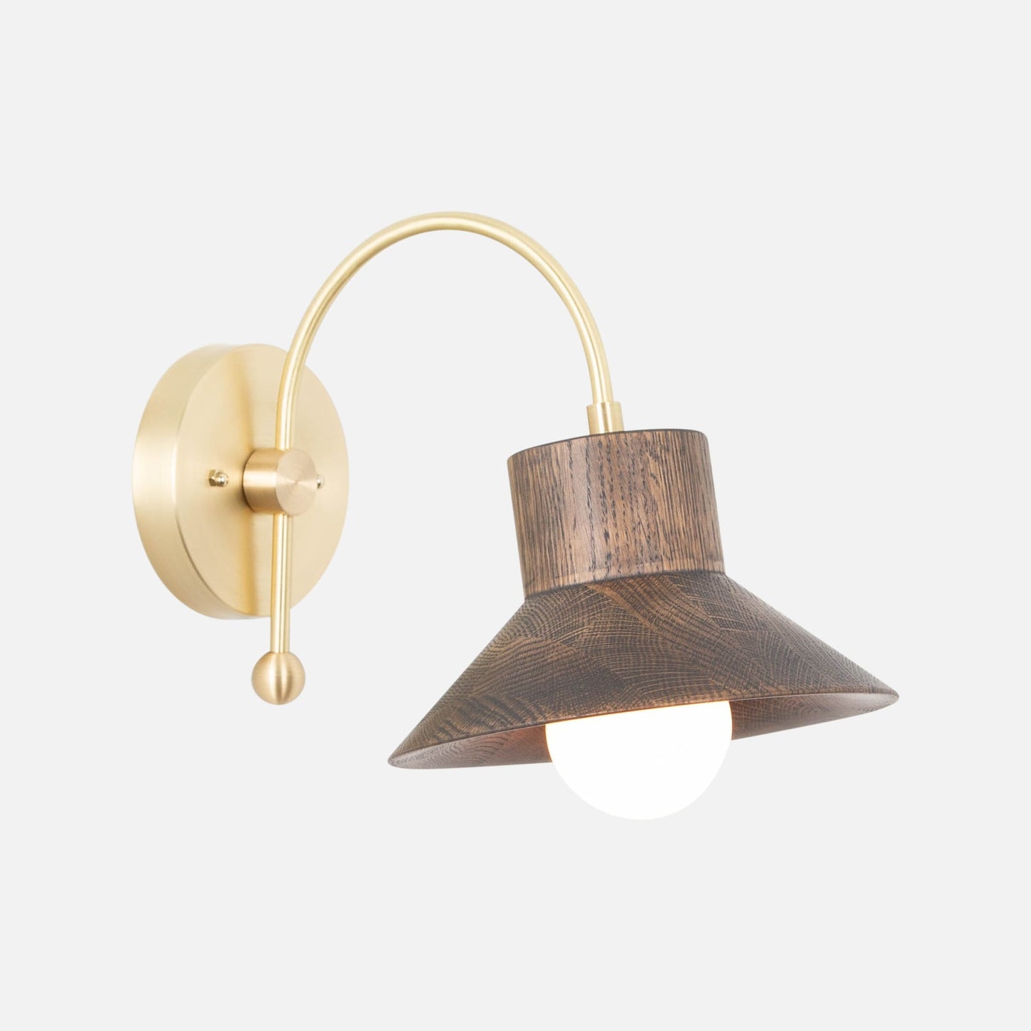 Wood Hood Sconce