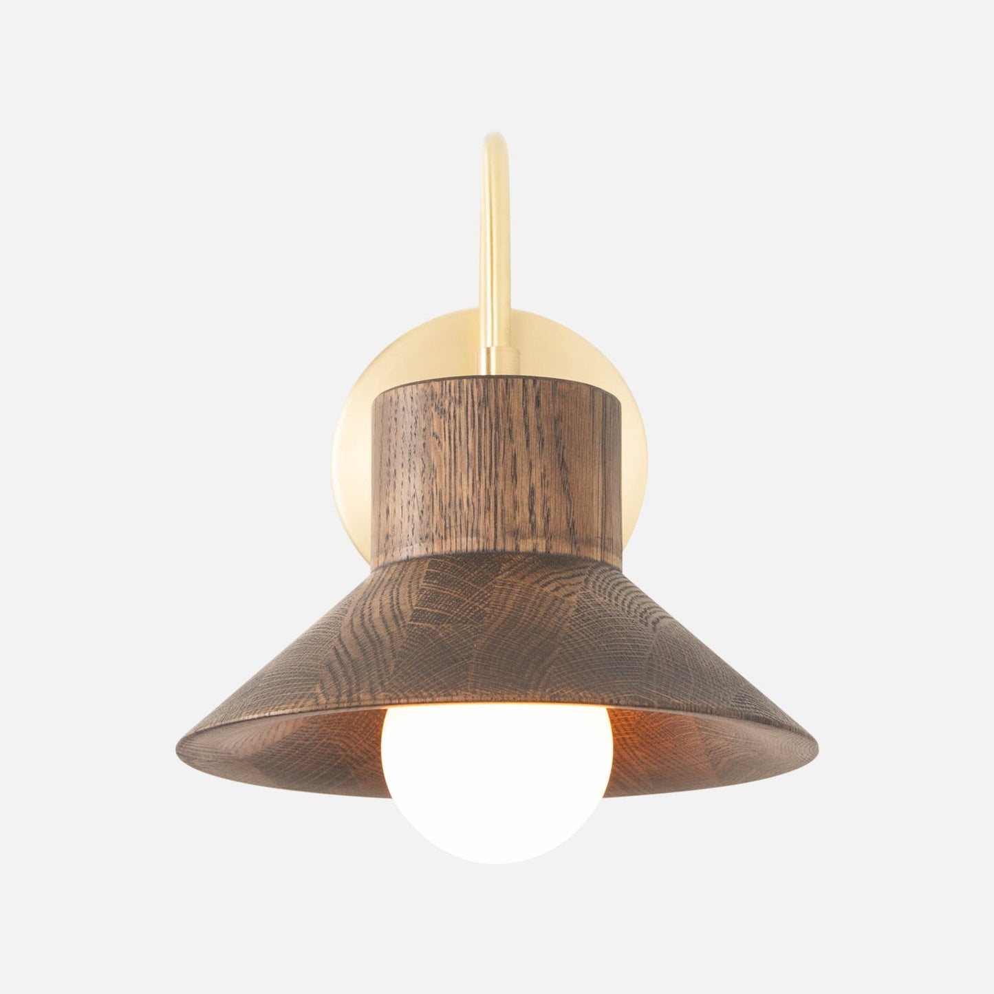 Wood Hood Sconce