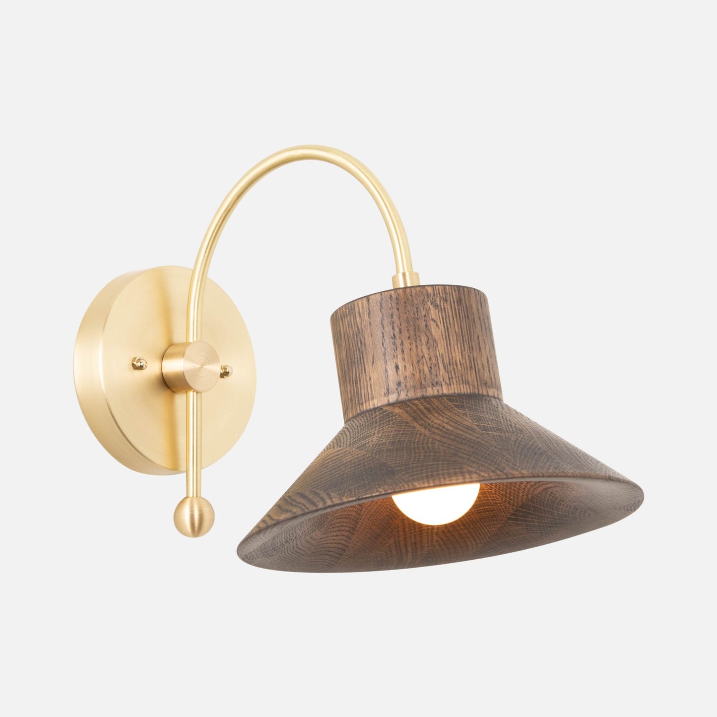 Wood Hood Sconce