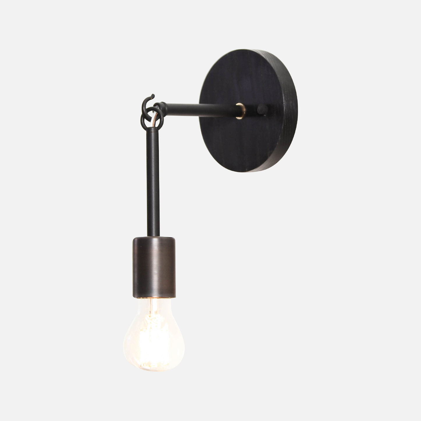 Link Sconce with Exposed Bulb