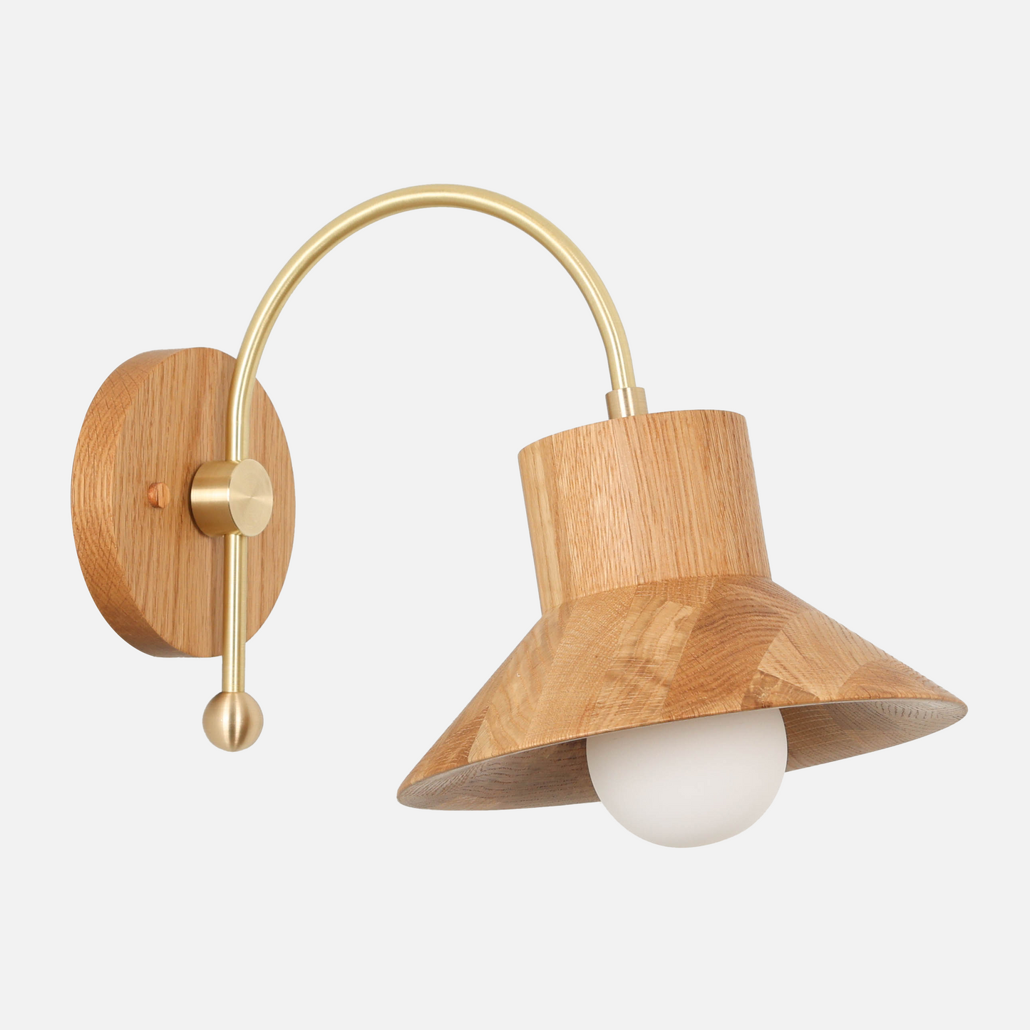 Wood Hood Sconce