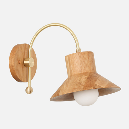 Wood Hood Sconce