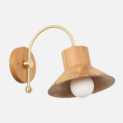 Wood Hood Sconce