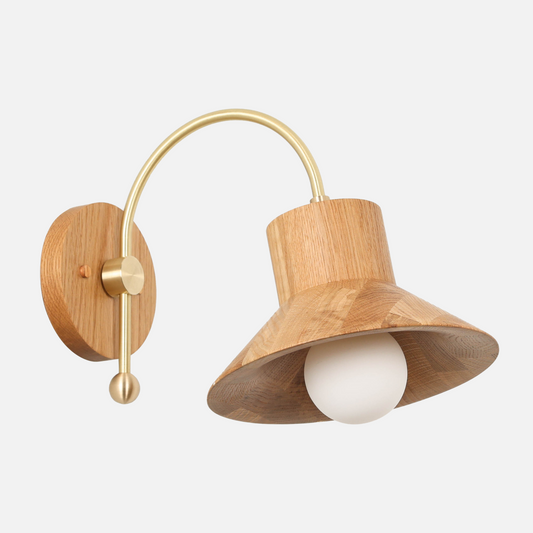 Wood Hood Sconce