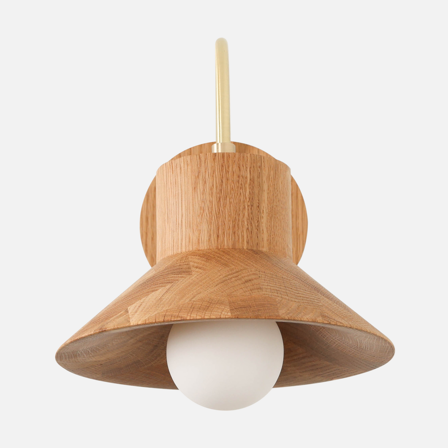 Wood Hood Sconce